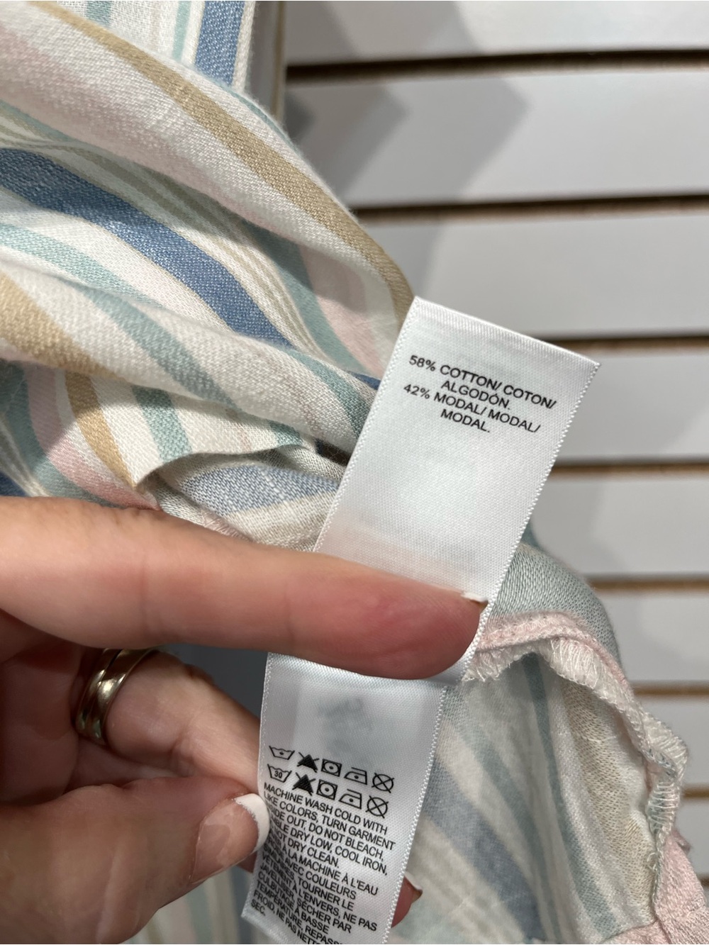 Lucky Brand striped blouse size small - Picture 5 of 8